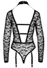 Low cut harness lace Bodysuit