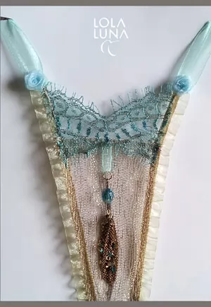 Luxury Yemandja jewel thong