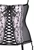 Luxury Dragee lace basque without cups