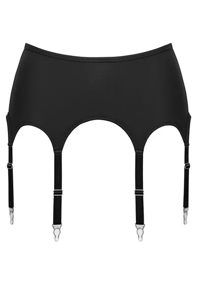 Matte look Suspender Belt