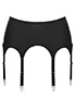 Matte look Suspender Belt