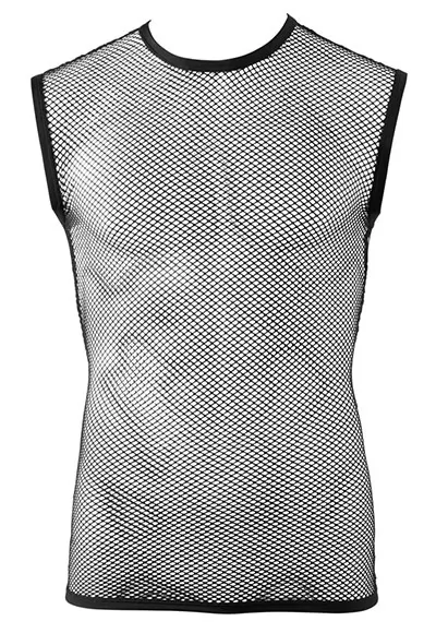 Mens Fish Net Tank Top