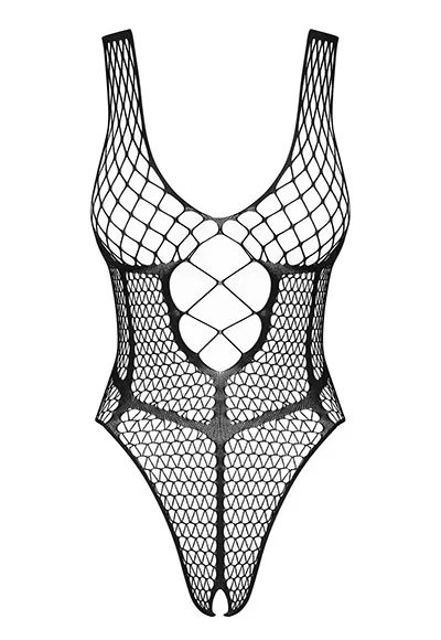 Naughty teddy fishnet Black B117