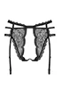 Pearlove Crotchless Suspender Brief