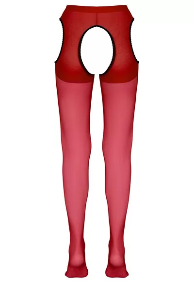 Red Suspender Tights