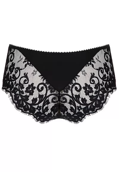 Rivoli black lace Brazilian Brief