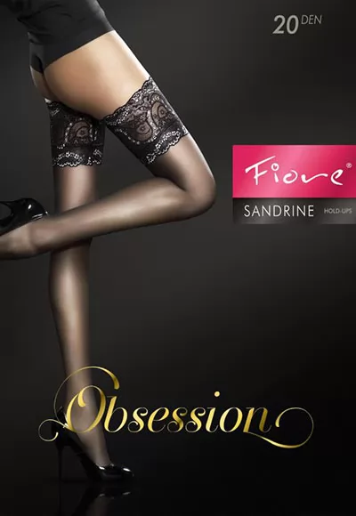 Sandrine hold up Stockings Black