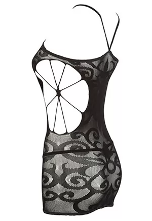 Sexy clubbing arabesque mini dress