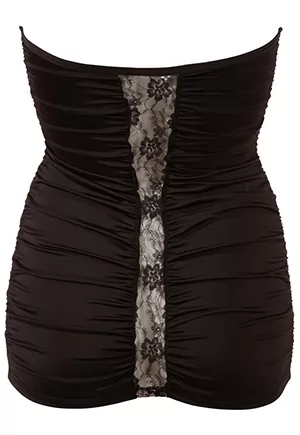 Sexy hot black transparent dress