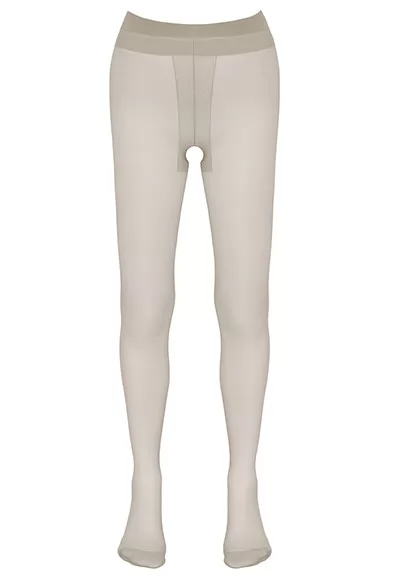 Sexy nude crotchless tights