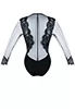 Valse black Long Sleeves Bodysuit