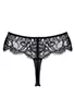 Valse black Thong