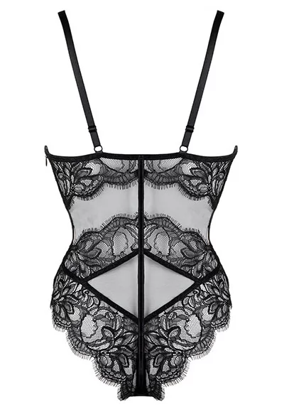 Valse black Underwired Brazilian Bodysuit