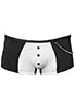 Waiter style boxer shorts for men