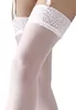 White lace garter Stockings