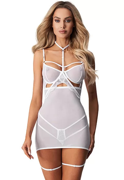 White sexy chemise Arrowel