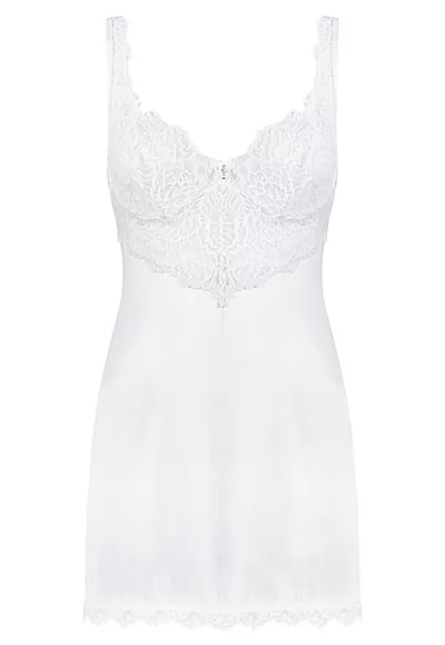 Amor Blanco Chemise Thong