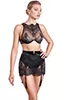 Black Swan black Neck balconette Bra