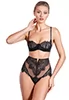 Black Swan black Underwired Bra