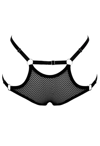 Elf Zhou Jet Black Bondage Panties