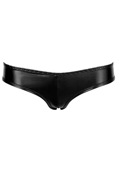 False leather panties back cut out