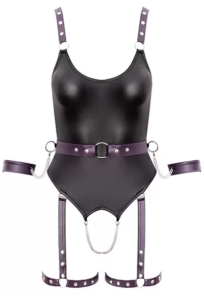 Fetish body with straps