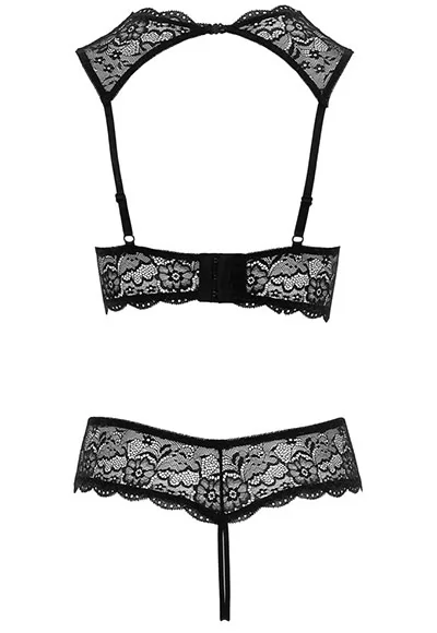 Lace shelf bra lingerie 2p