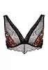 Wildcat black leopard underwired triangle Bra