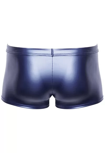 Metallic blue boxer shorts for men