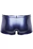 Metallic blue boxer shorts for men