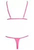 Neon pink bikini