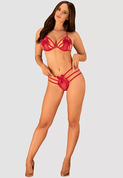 Sexy Lingerie set 2 pcs Giftella Red