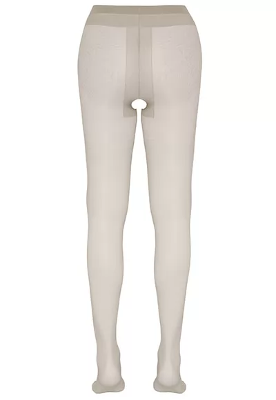 Sexy nude crotchless tights