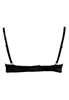 Slightly padded black shelf bra