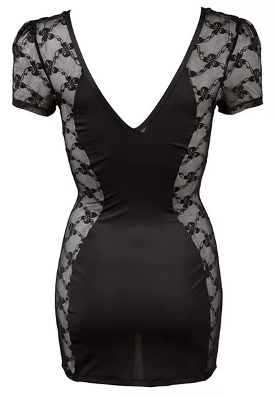 Tight fitting lace dress Two way zip