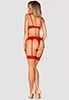 Amor Cherris red lingerie set 3p