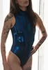 Anja blue lycra bodysuit
