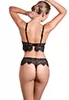 Black Swan black lace Thong