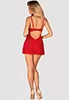 Chilisa red Babydoll and thong