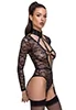 Low cut harness lace Bodysuit