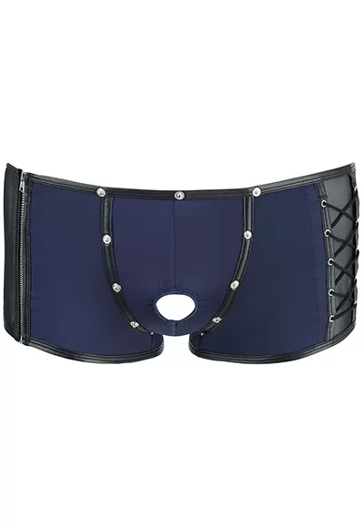 Sexy blue pants with removable pouch