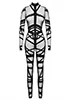 Sexy catsuit zipped Bondesque
