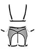 Sexy fishnet bra set 3p