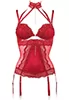 Kepi red modular corset without cup