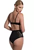 Rivoli black high waisted Brazilian Brief