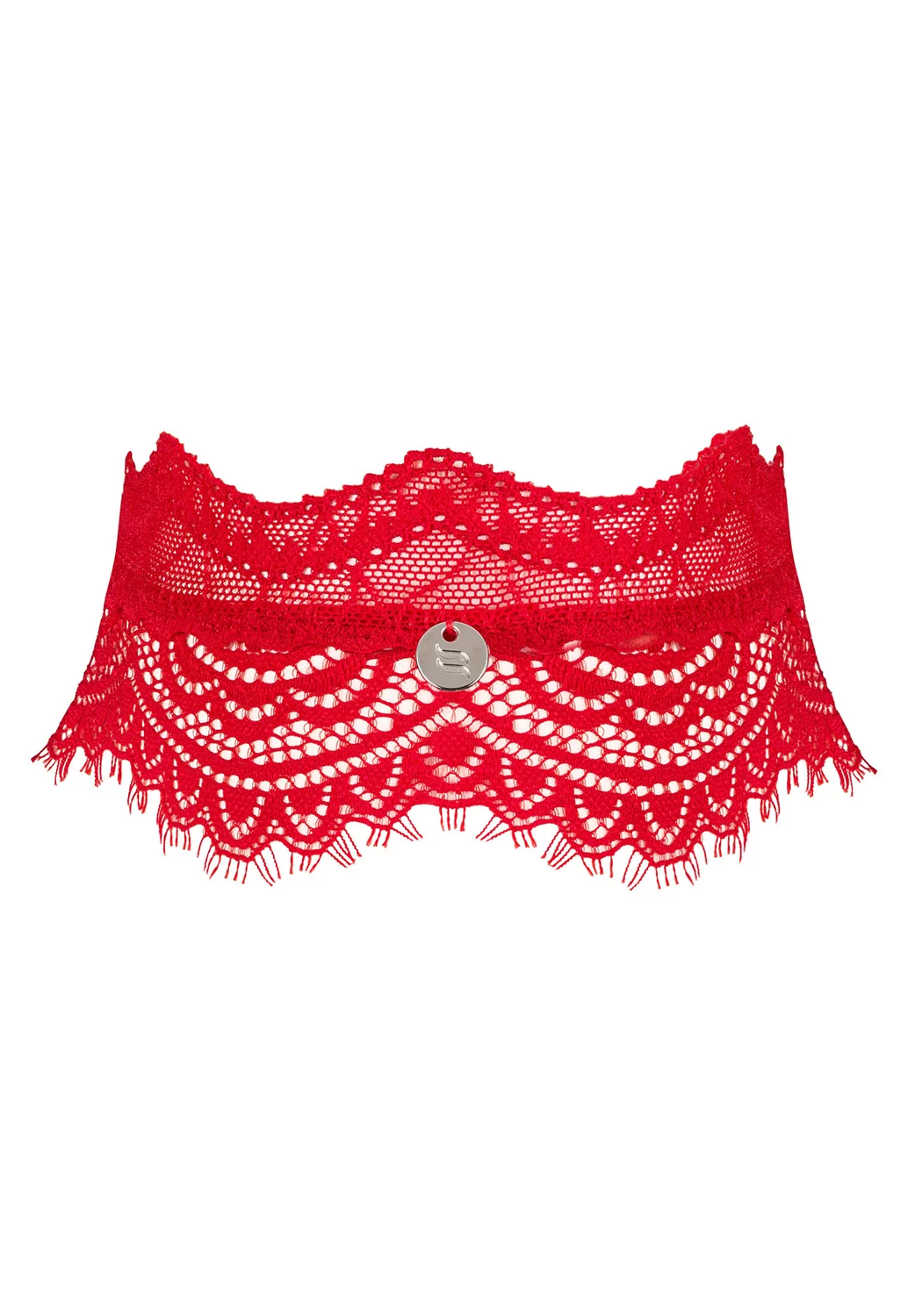 Bergamore red lace Choker