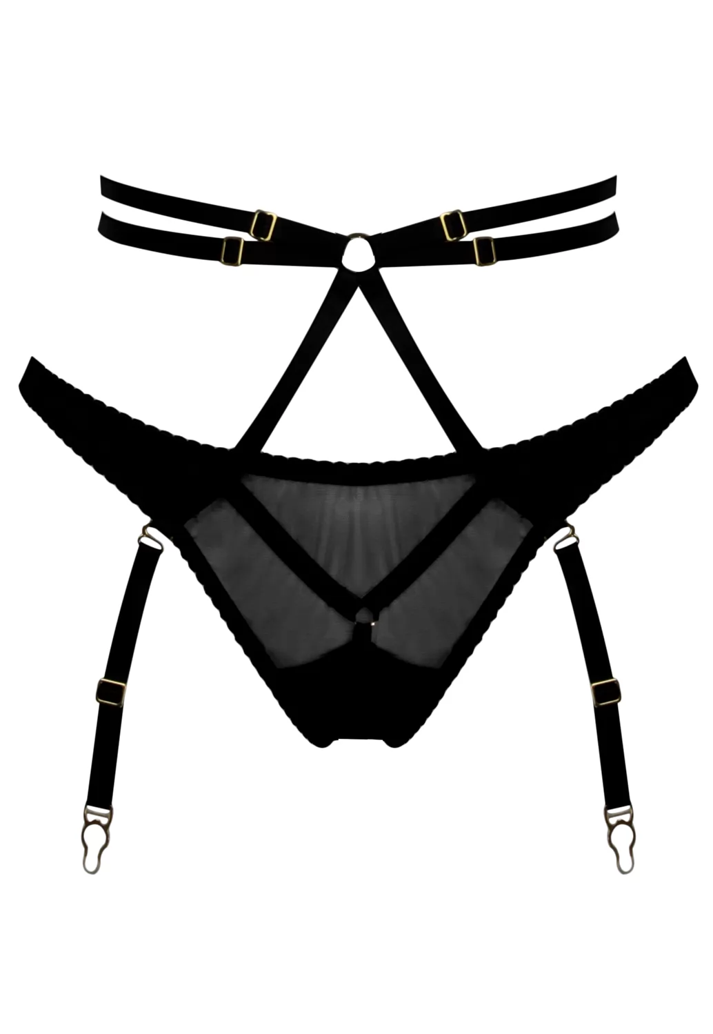 Elf Zhou Dahlia suspender harness