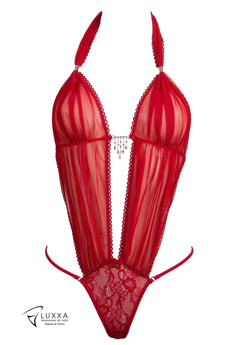Luxury Love red mesh Body