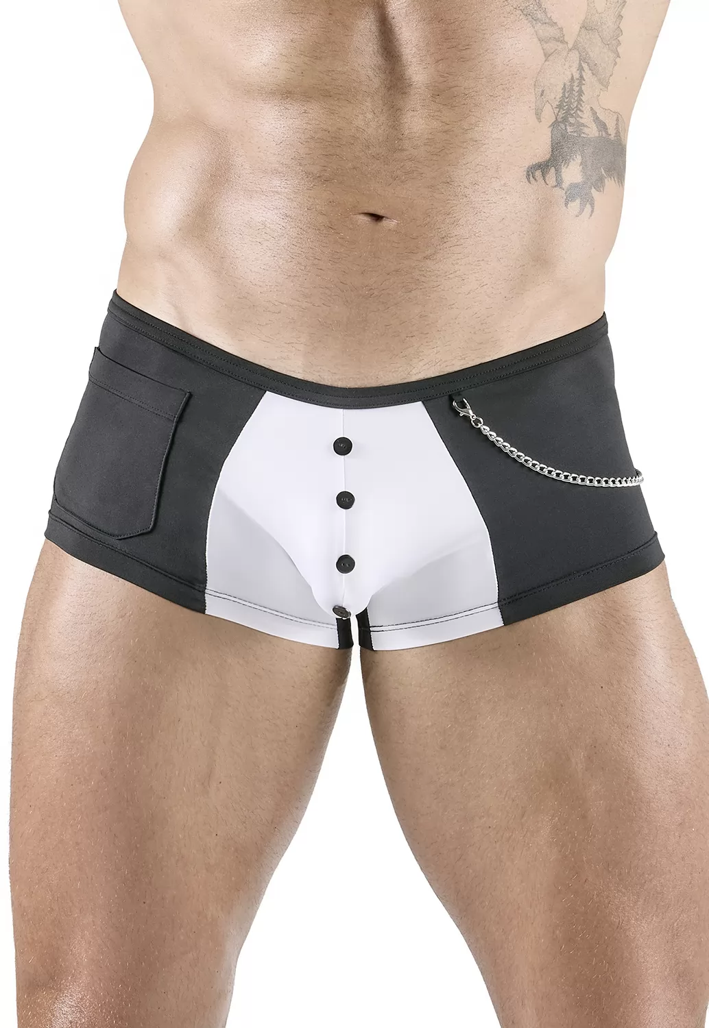 Waiter style boxer shorts for men