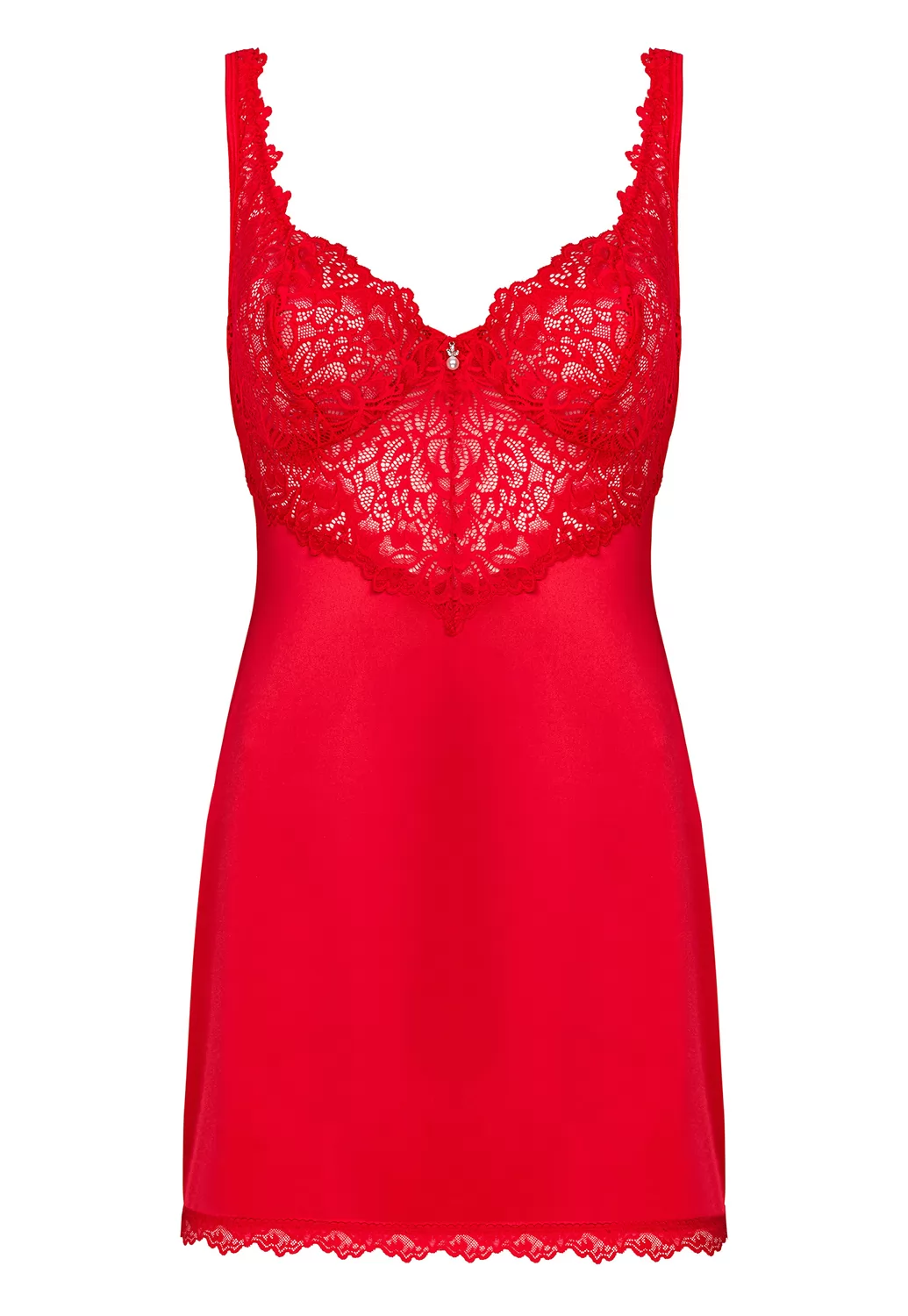 Amor Cherris red Chemise and thong